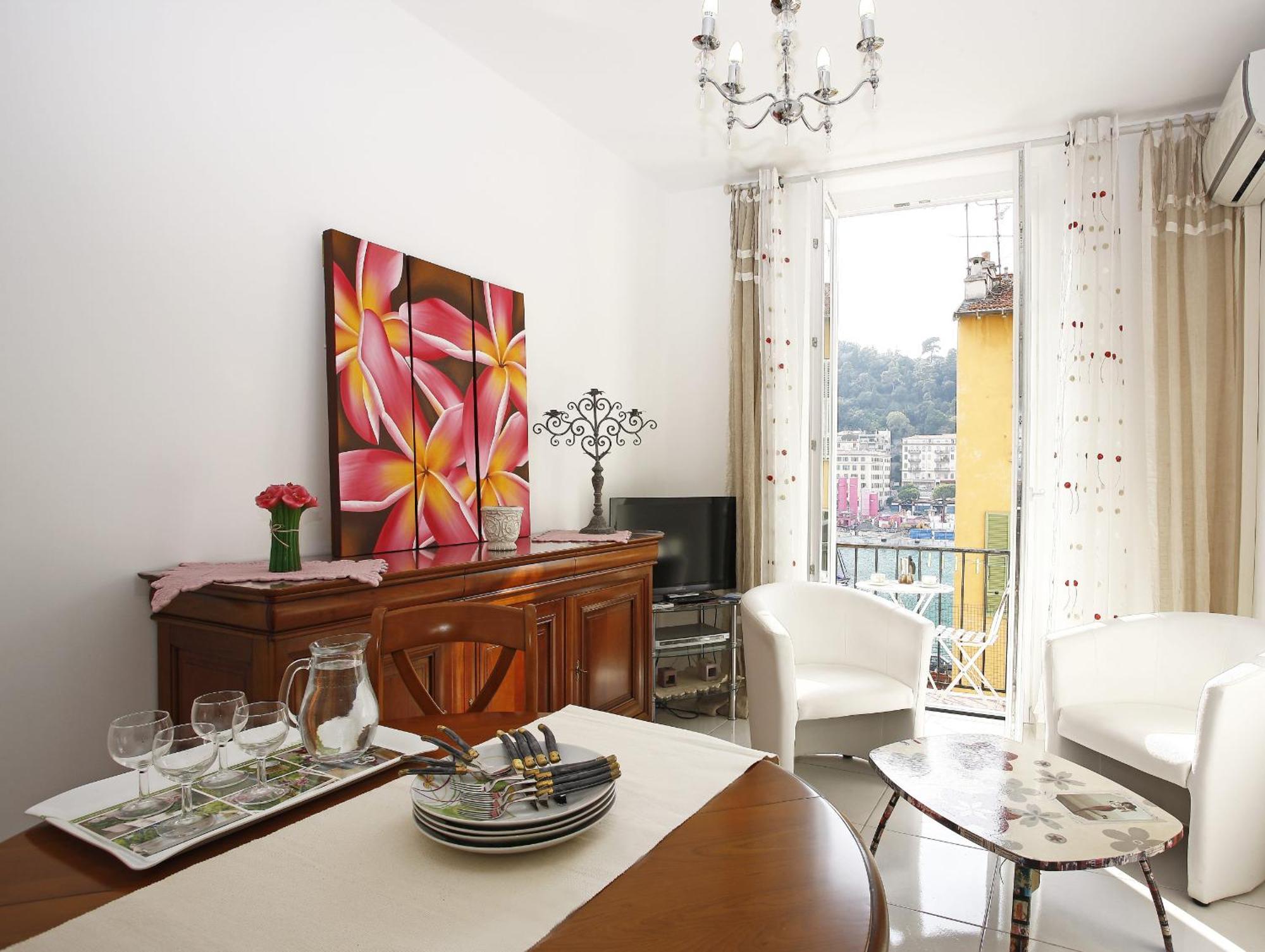 Aigue-Marine - Superbe Appartement Vue Mer 4 Personnes Au Port De Niza Exterior foto